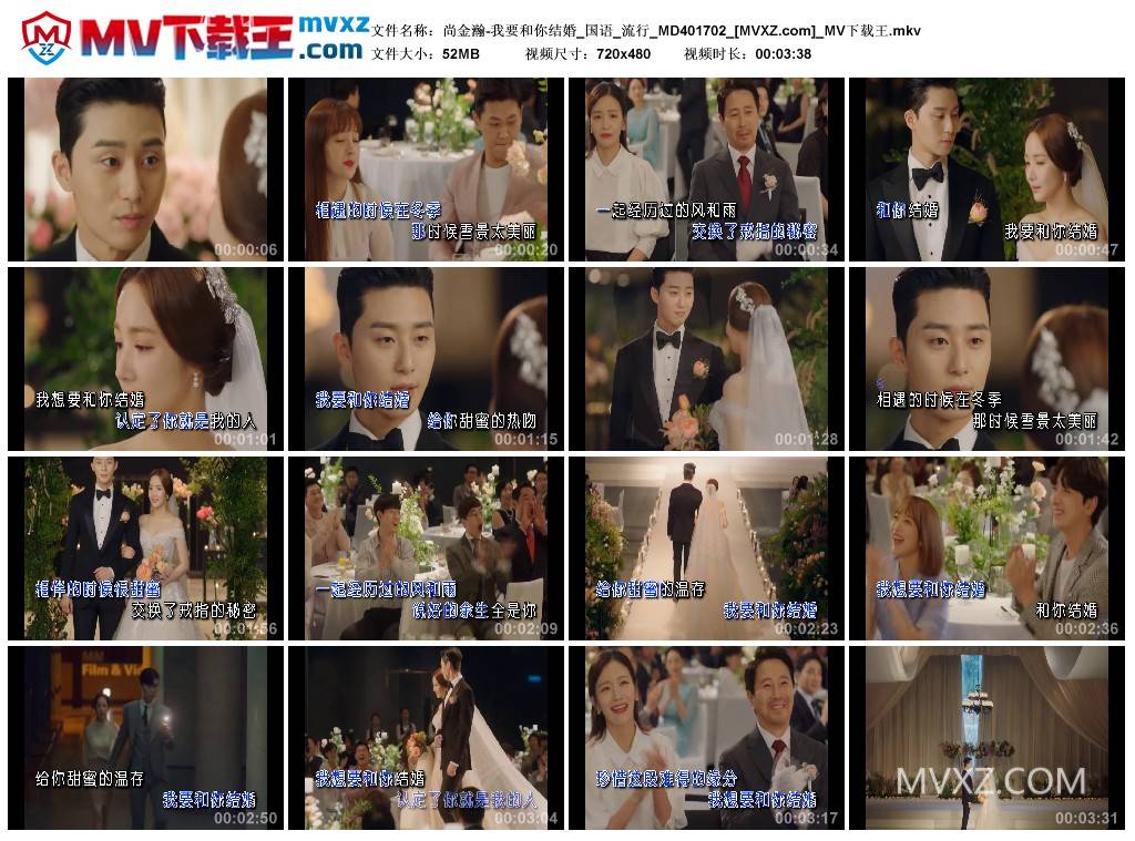 尚金瀚-我要和你结婚_国语_流行_MD401702